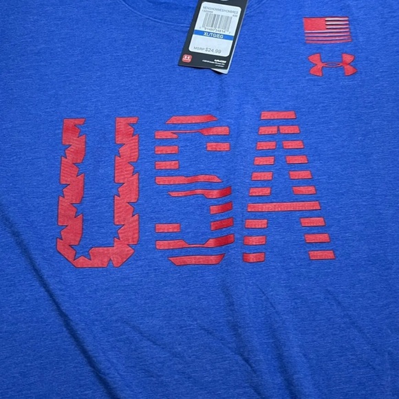 UNDER ARMOUR USA T-SHIRT -  SIZE XL - Picture 4 of 6